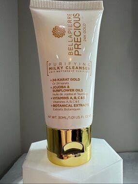 5/$60 Bellápierre, Precious 24K Gold Purifying Milky Cleanser 30 mL NEW